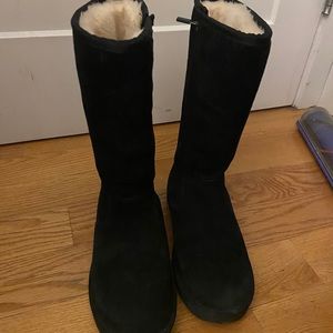 Uggs boots, tall, black, size 7